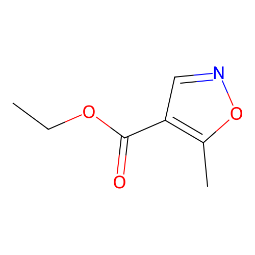 Ethyl 5-methylisoxazole-4-carboxylate structure