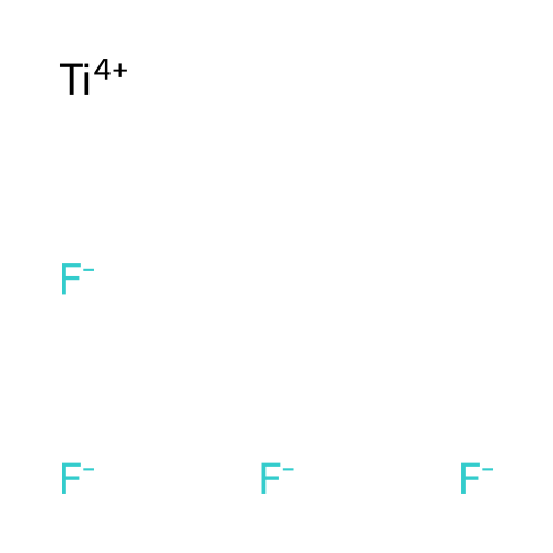 四氟化钛 structure