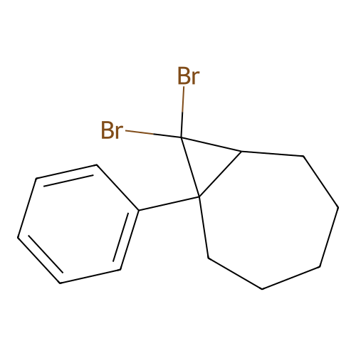 8,8-Dibromo-1-phenylbicyclo[5.1.0]octane structure
