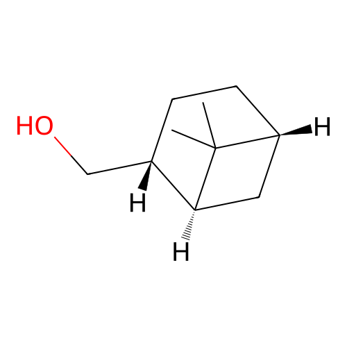 (1S-(1alpha,2beta,5alpha))-6,6-Dimethylbicyclo(3.1.1)heptane-2-methanol structure