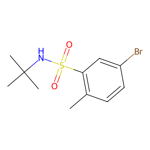 5-Bromo-n-(tert-butyl)-2-methylbenzenesulfonamide structure