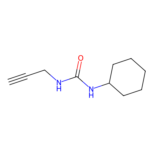 1-Cyclohexyl-3-prop-2-ynylurea structure