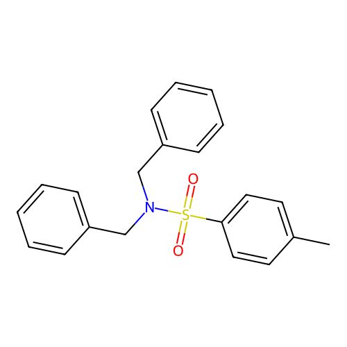 N,N-Dibenzyl-4-methylbenzene-1-sulfonamide structure