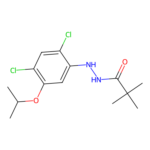 2'-(2,4-Dichloro-5-(1-methylethoxy)phenyl)-2,2-dimethylpropionohydrazide structure