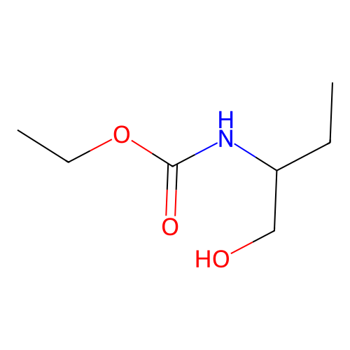 Ethyl 1-(hydroxymethyl)-propylcarbamate structure