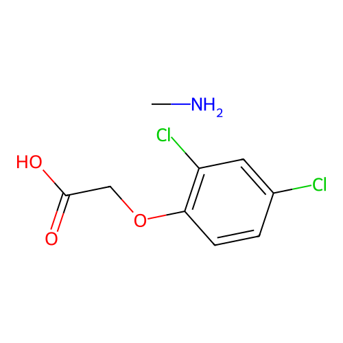 2,4-D Methylamine salt structure