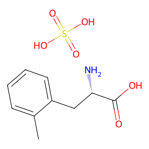 O-Methyl-3-phenyl-L-alanine hydrogen sulphate structure