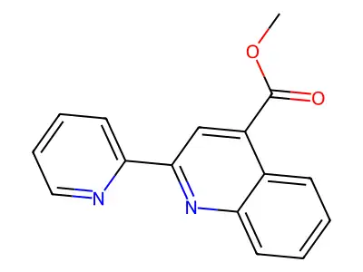 Methyl 2-(pyridin-2-yl)quinoline-4-carboxylate structure