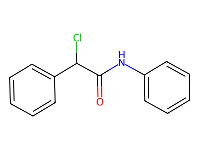 2-chloro-N,2-diphenylacetamide structure