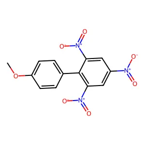 4'-Methoxy-2,4,6-trinitrobiphenyl structure