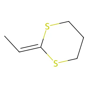 2-Ethylidene-1,3-dithiane structure