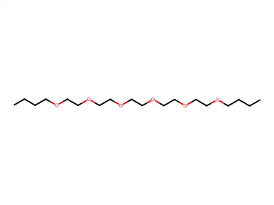 5,8,11,14,17,20-Hexaoxatetracosane structure