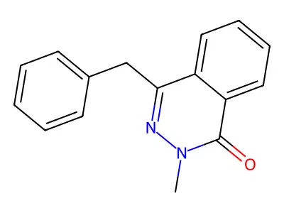 2-Methyl-4-(phenylmethyl)phthalazin-1-one structure