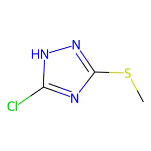 5-Chloro-3-(methylthio)-1h-1,2,4-triazole structure