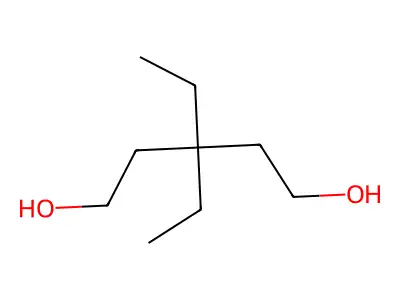 1,5-Pentanediol, 3,3-diethyl- structure