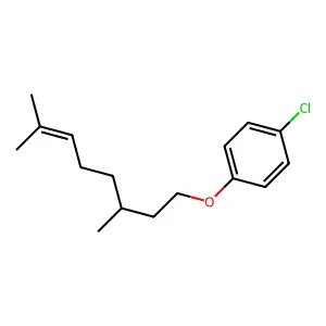 1-Chloro-4-[(3,7-dimethyloct-6-EN-1-YL)oxy]benzene structure