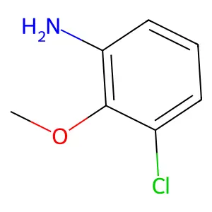 Aniline, 3-chloro-2-methoxy- structure