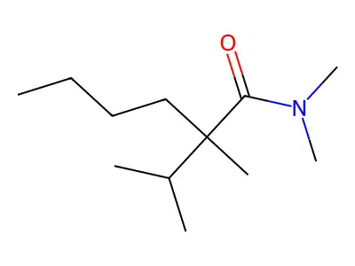 2-Isopropyl-N,N,2-trimethylhexanamide structure