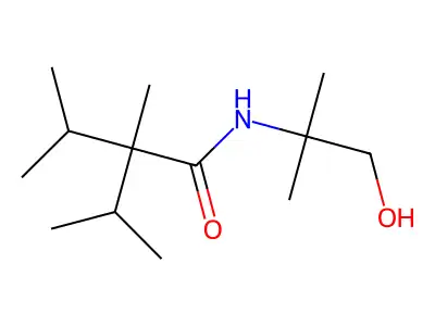 N-(2-Hydroxy-1,1-dimethylethyl)-2-isopropyl-2,3-dimethylbutyramide structure