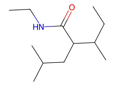 2-sec-Butyl-N-ethyl-4-methylvaleramide structure