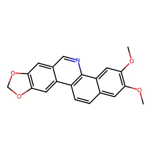 2,3-Dimethoxy-9H-benzo[c][1,3]dioxolo[4,5-j]phenanthridine structure