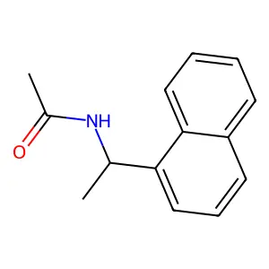 Acetamide, N-[(1R)-1-(1-naphthalenyl)ethyl]- structure