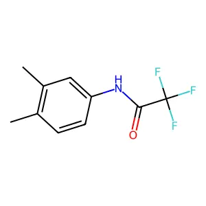 N-(3,4-dimethylphenyl)-2,2,2-trifluoroacetamide structure
