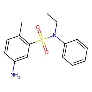 Benzenesulfonamide, 5-amino-N-ethyl-2-methyl-N-phenyl- structure