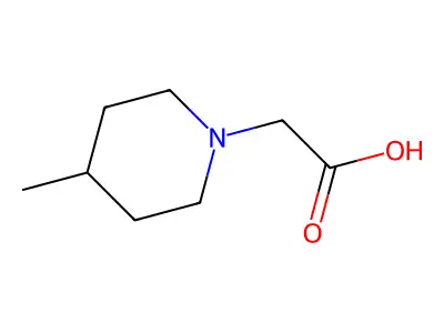 2-(4-Methylpiperidin-1-yl)acetic acid structure