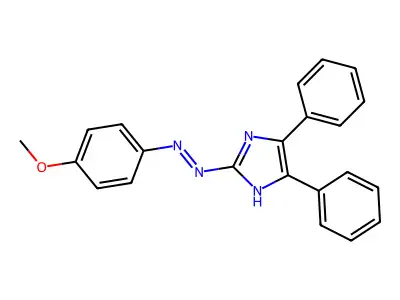 N-[(4,5-diphenylimidazol-2-ylidene)amino]-4-methoxyaniline structure