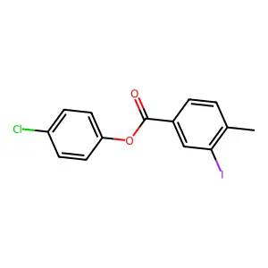 4-Chlorophenyl 3-iodo-4-methylbenzoate structure