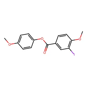 4-Methoxyphenyl 3-iodo-4-methoxybenzoate structure