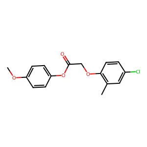4-Methoxyphenyl (4-chloro-2-methylphenoxy)acetate structure