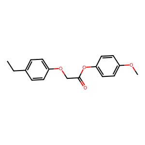 4-Methoxyphenyl (4-ethylphenoxy)acetate structure