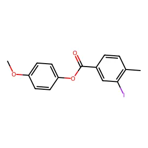 4-Methoxyphenyl 3-iodo-4-methylbenzoate structure