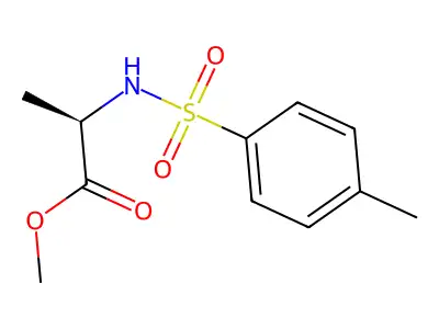 2-(Tosylamino)propanoic acid methyl ester structure