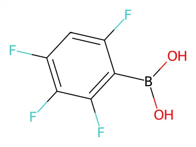 2,3,4,6-Tetrafluorophenylboronic acid structure