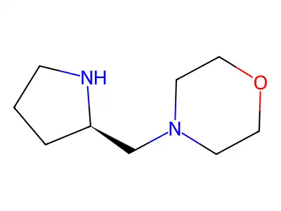 4-(Pyrrolidin-2-ylmethyl)morpholine structure