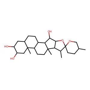 洋地黄皂苷配基 structure