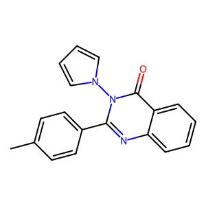 2-(4-methylphenyl)-3-(1H-pyrrol-1-yl)quinazolin-4(3H)-one structure