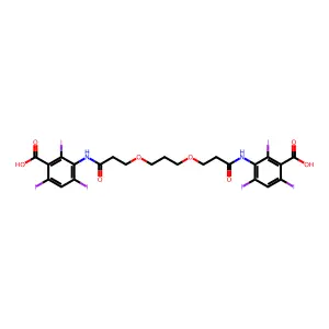Benzoic acid, 3,3'-(trimethylenebis(oxyethylenecarbonylimino))bis(2,4,6-triiodo- structure