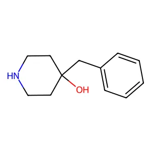 4-Benzyl-4-piperidinol structure