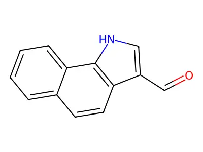 1H-Benzo[g]indole-3-carboxaldehyde structure
