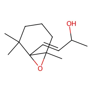 4-(2,2,6-Trimethyl -7-oxabicyclo[4.1.0]heptan-1-yl )-3-buten-2-ol structure