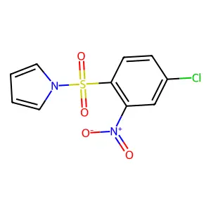1-((4-Chloro-2-nitrophenyl)sulfonyl)-1H-pyrrole structure