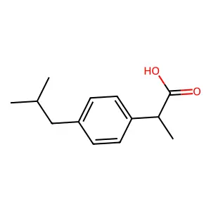 Dexibuprofen structure