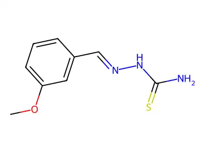 {[(3-Methoxyphenyl)methylidene]amino}thiourea structure