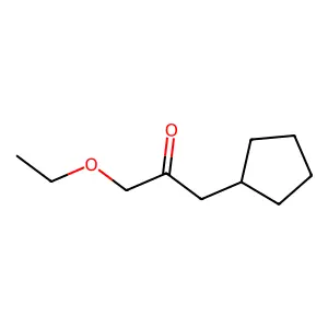 1-Cyclopentyl-3-ethoxypropan-2-one structure