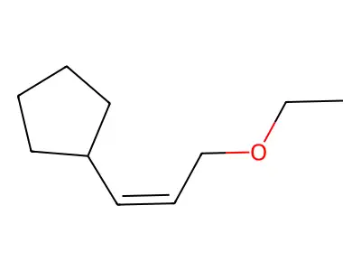 [(1Z)-3-Ethoxyprop-1-EN-1-YL]cyclopentane structure
