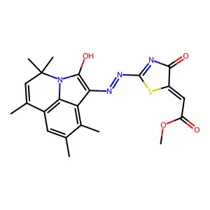C22H22N4O4S structure